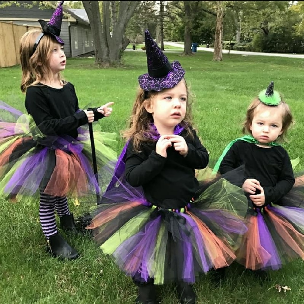 Child Witch Tutu Skirt